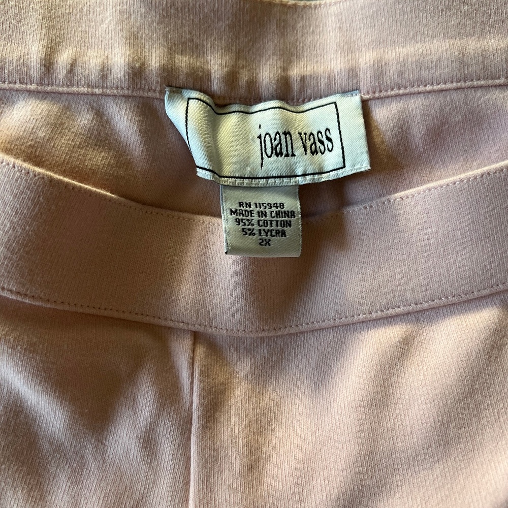 JOAN VASS PINK PANTS